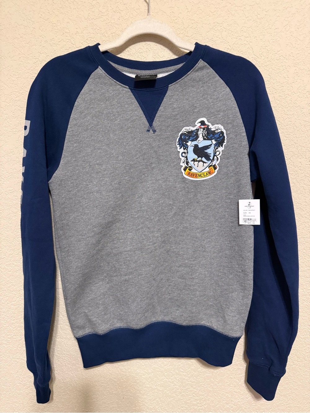 Ravenclaw Pullover Crewneck Sweatshirt - Navy & Gray